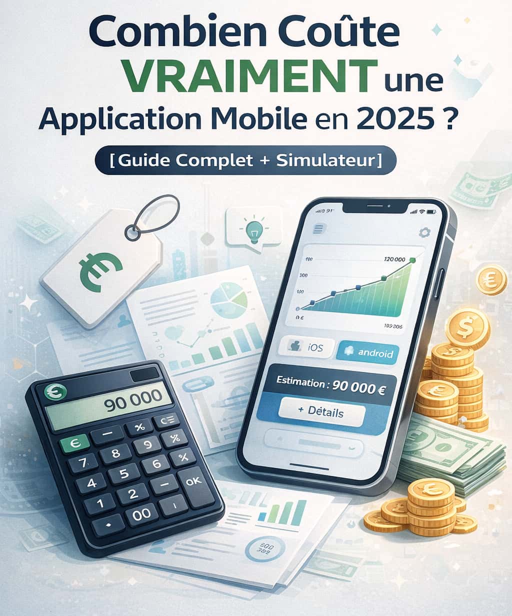 Combien Coûte VRAIMENT une Application Mobile en 2025 ? [Guide Complet + Simulateur]